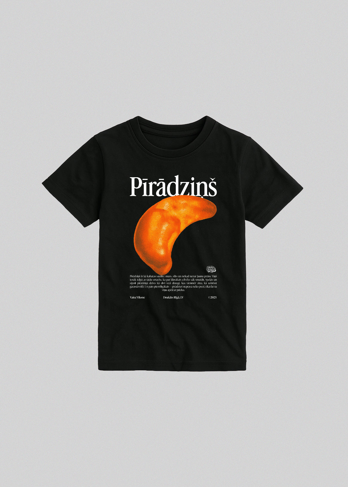 Bērnu kokvilnas T-krekls PĪRĀDZIŅŠ