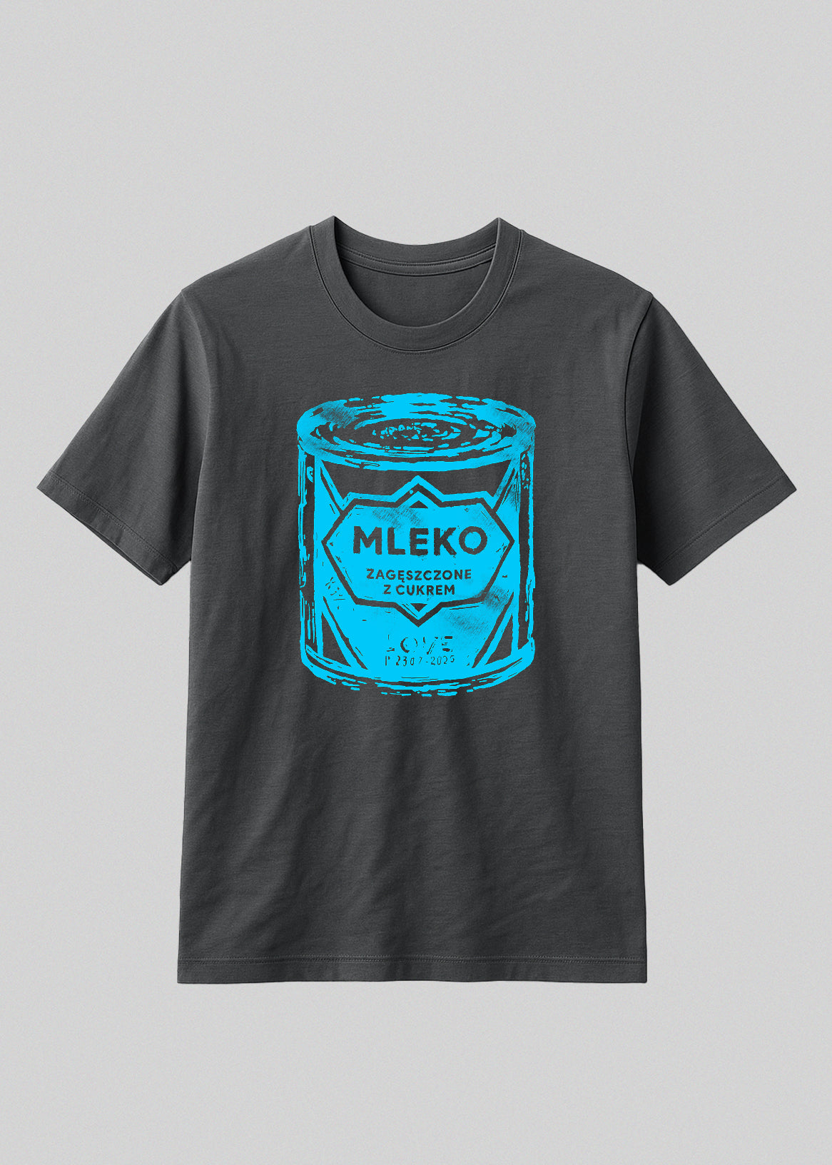 Organic Cotton T-Shirt MLEKO ZAGĘSZCZONE