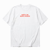 Oversized T-krekls DZĪVE IR ROŽU DĀRZS