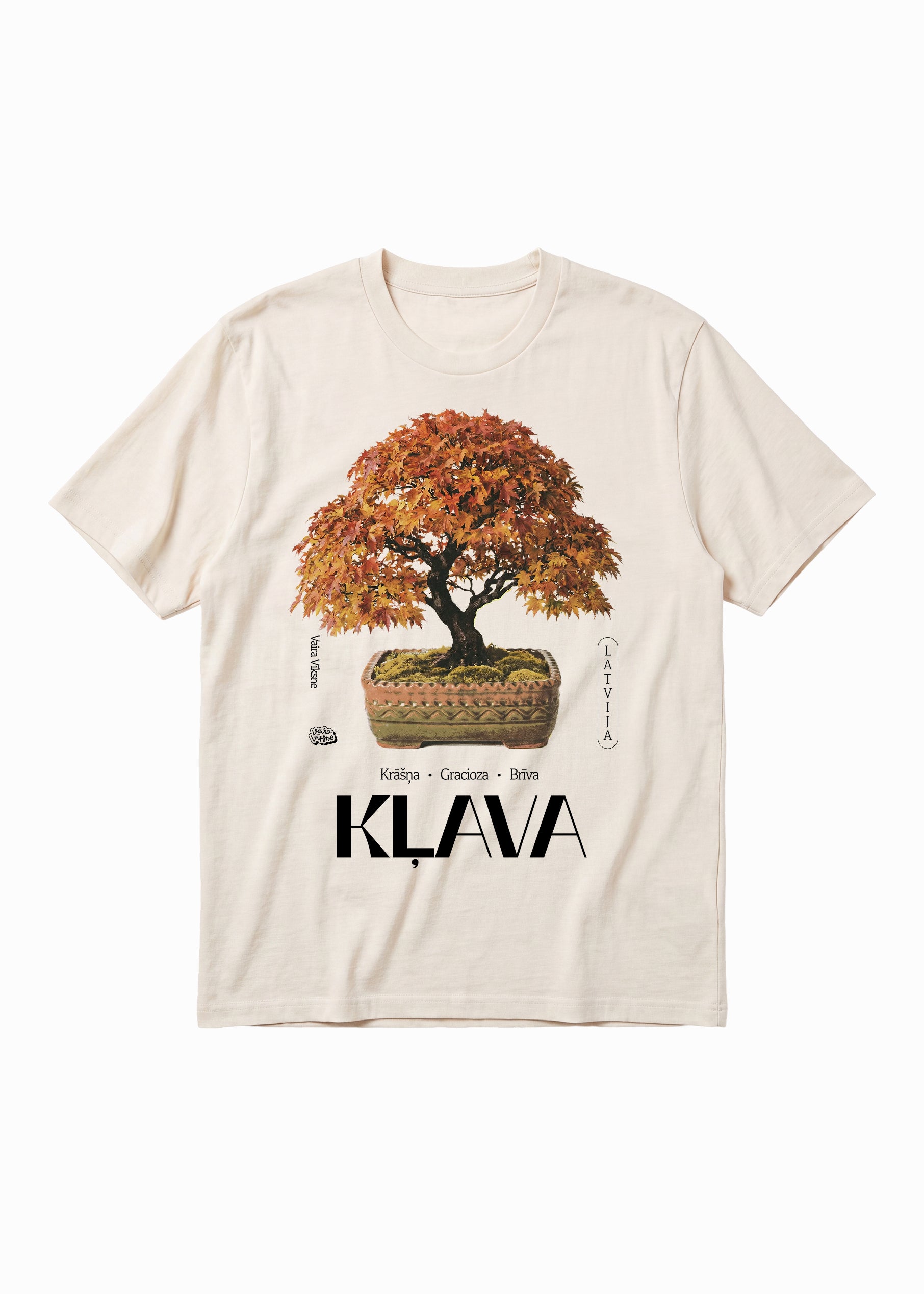 Organiskas Kokvilnas T-krekls KĻAVA