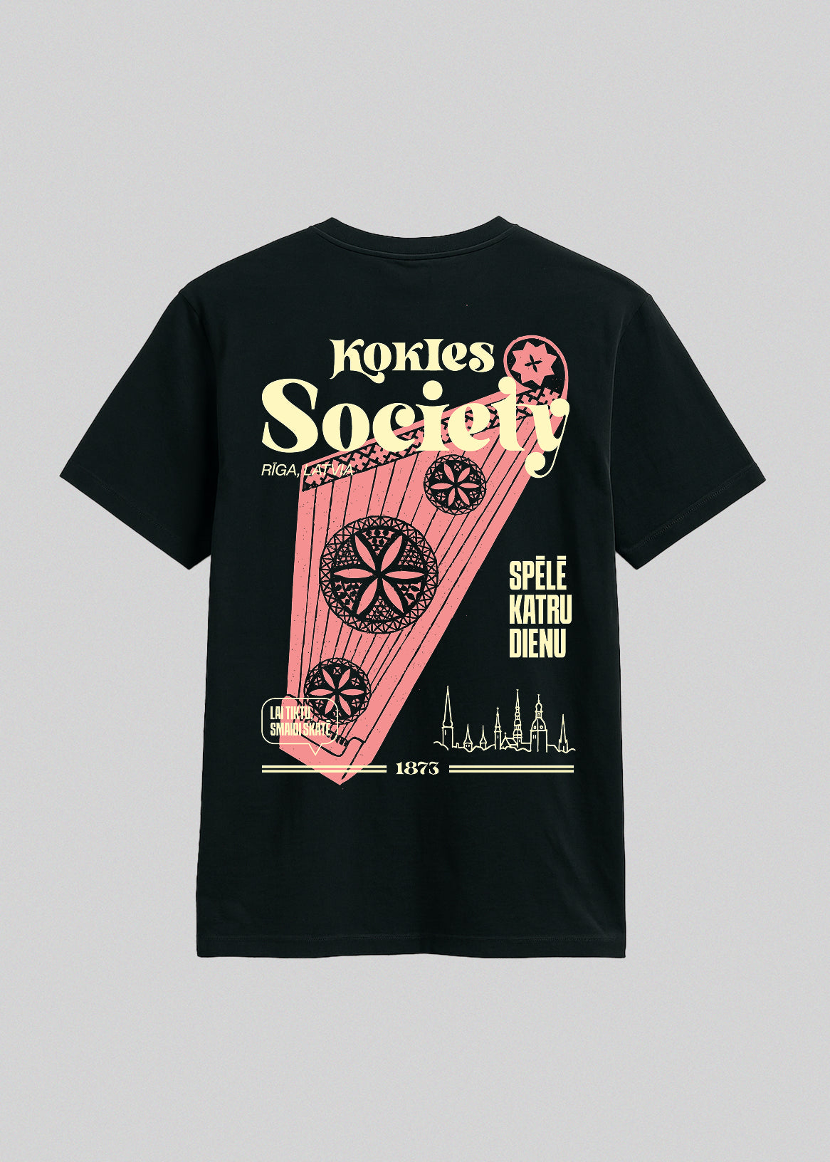 Organiskas Kokvilnas T-krekls KOKLES SOCIETY