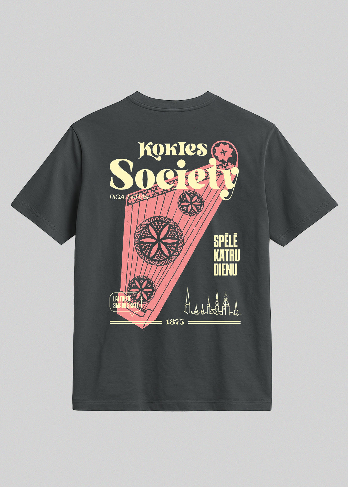 Organiskas Kokvilnas T-krekls KOKLES SOCIETY