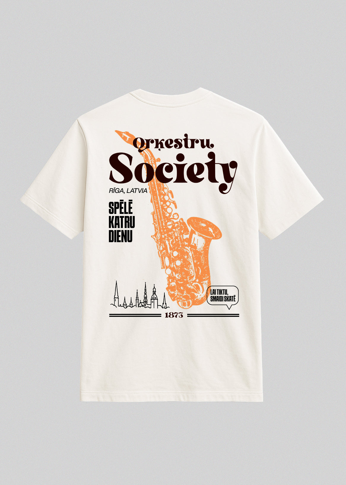 Organiskas Kokvilnas T-krekls ORĶESTRU SOCIETY