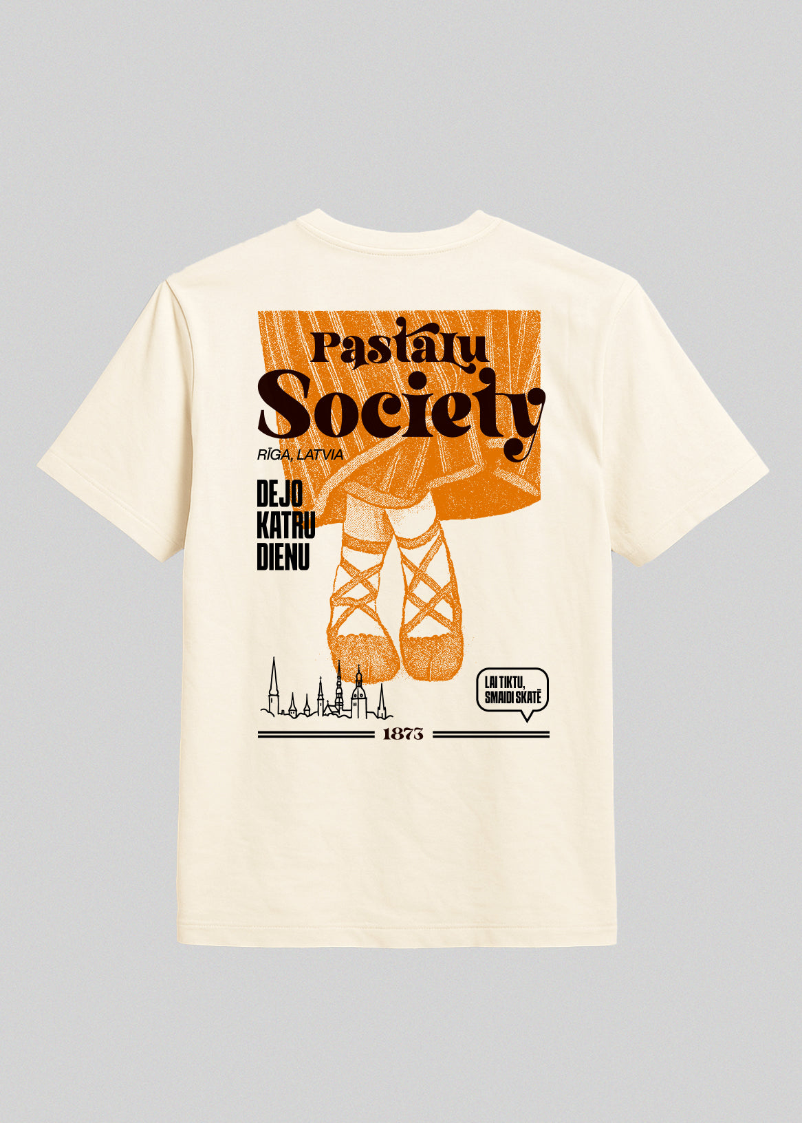 Organiskas Kokvilnas Regular T-krekls PASTALU SOCIETY