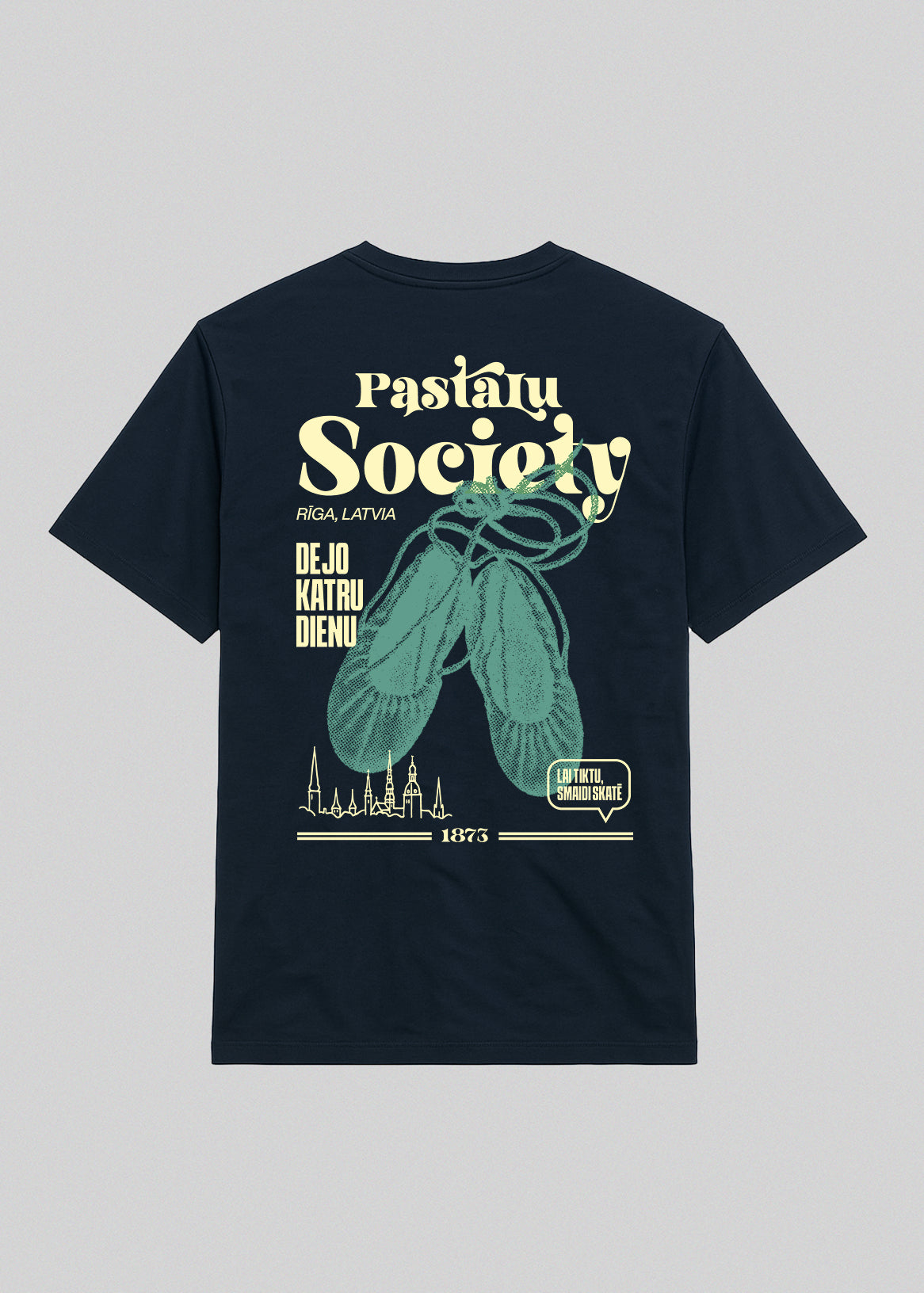 Organiskas Kokvilnas Regular T-krekls PASTALU SOCIETY