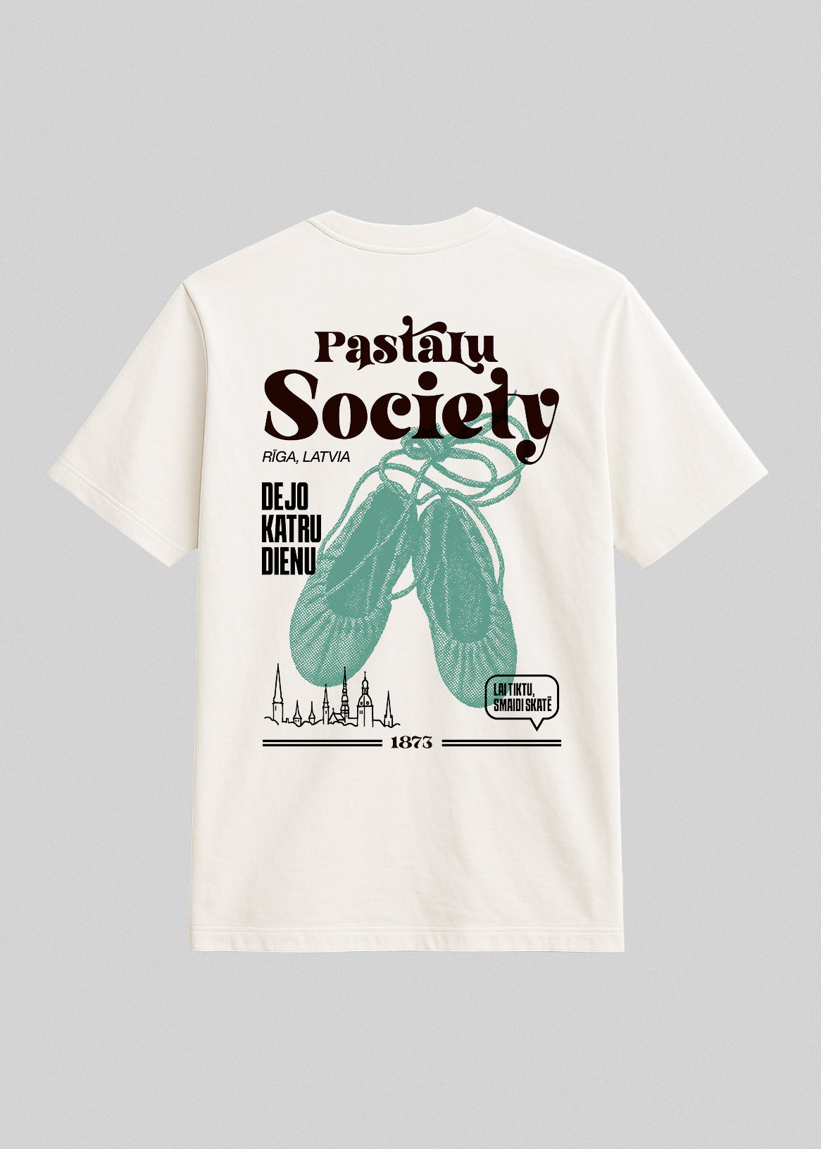 Organiskas Kokvilnas Regular T-krekls PASTALU SOCIETY