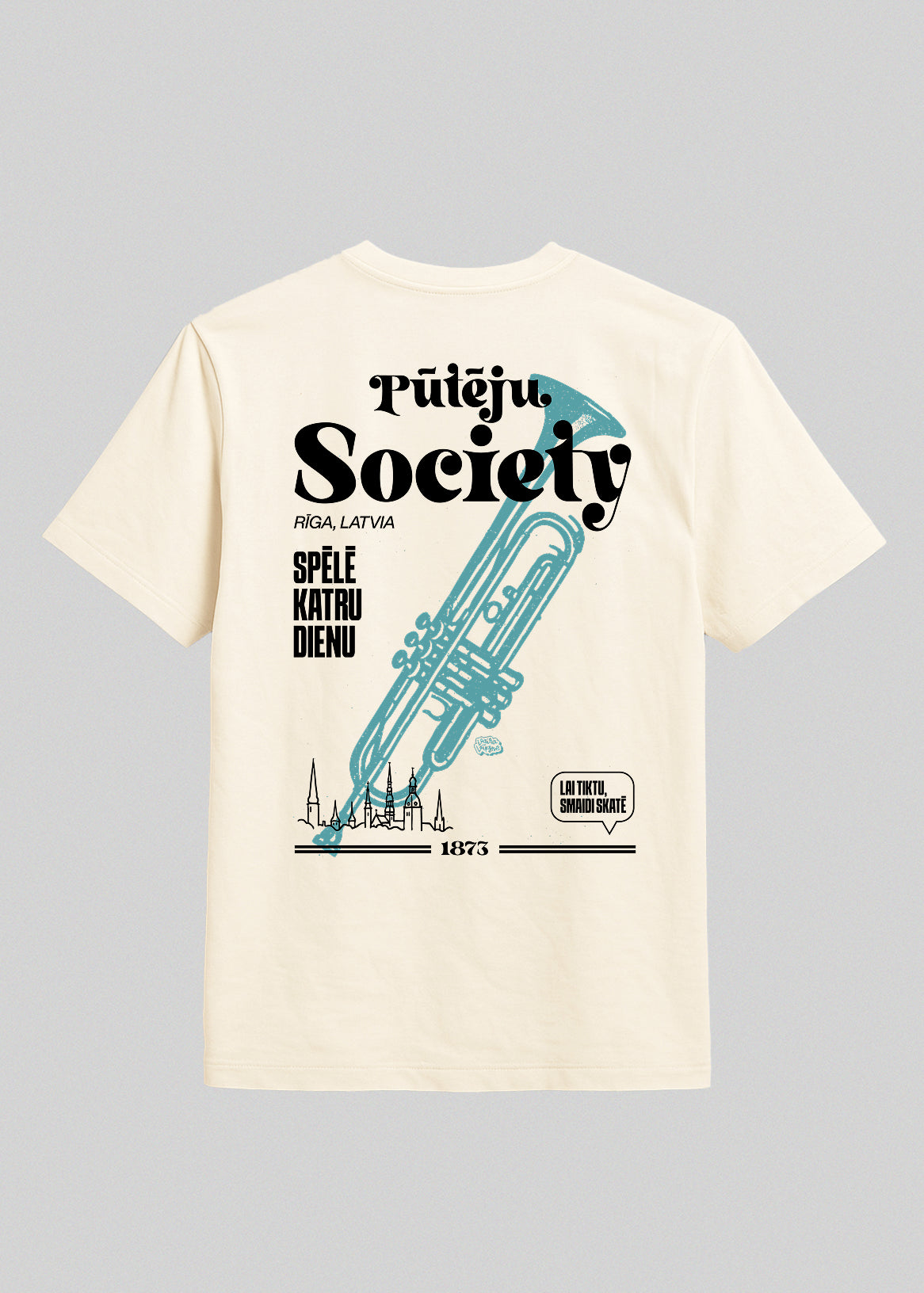 Organiskas Kokvilnas T-krekls PŪTĒJU SOCIETY