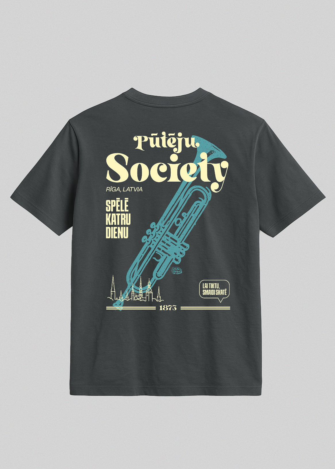 Organiskas Kokvilnas T-krekls PŪTĒJU SOCIETY