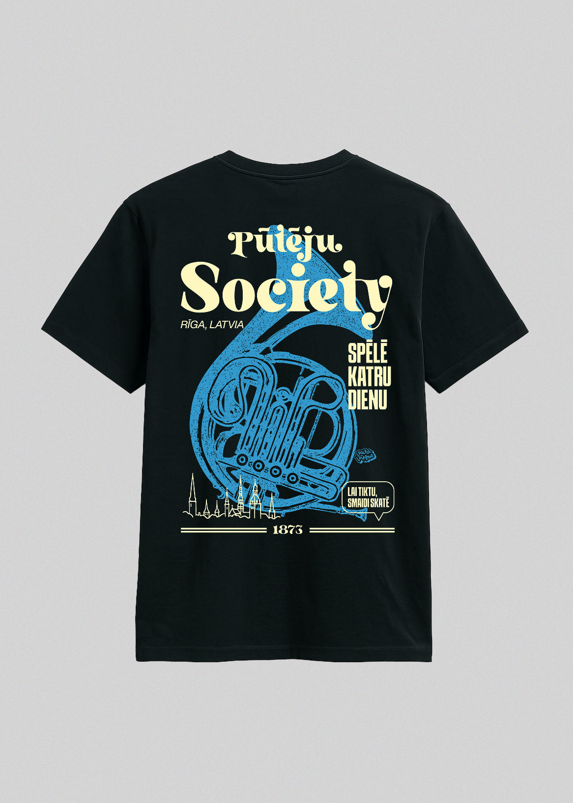 Organiskas Kokvilnas T-krekls PŪTĒJU SOCIETY