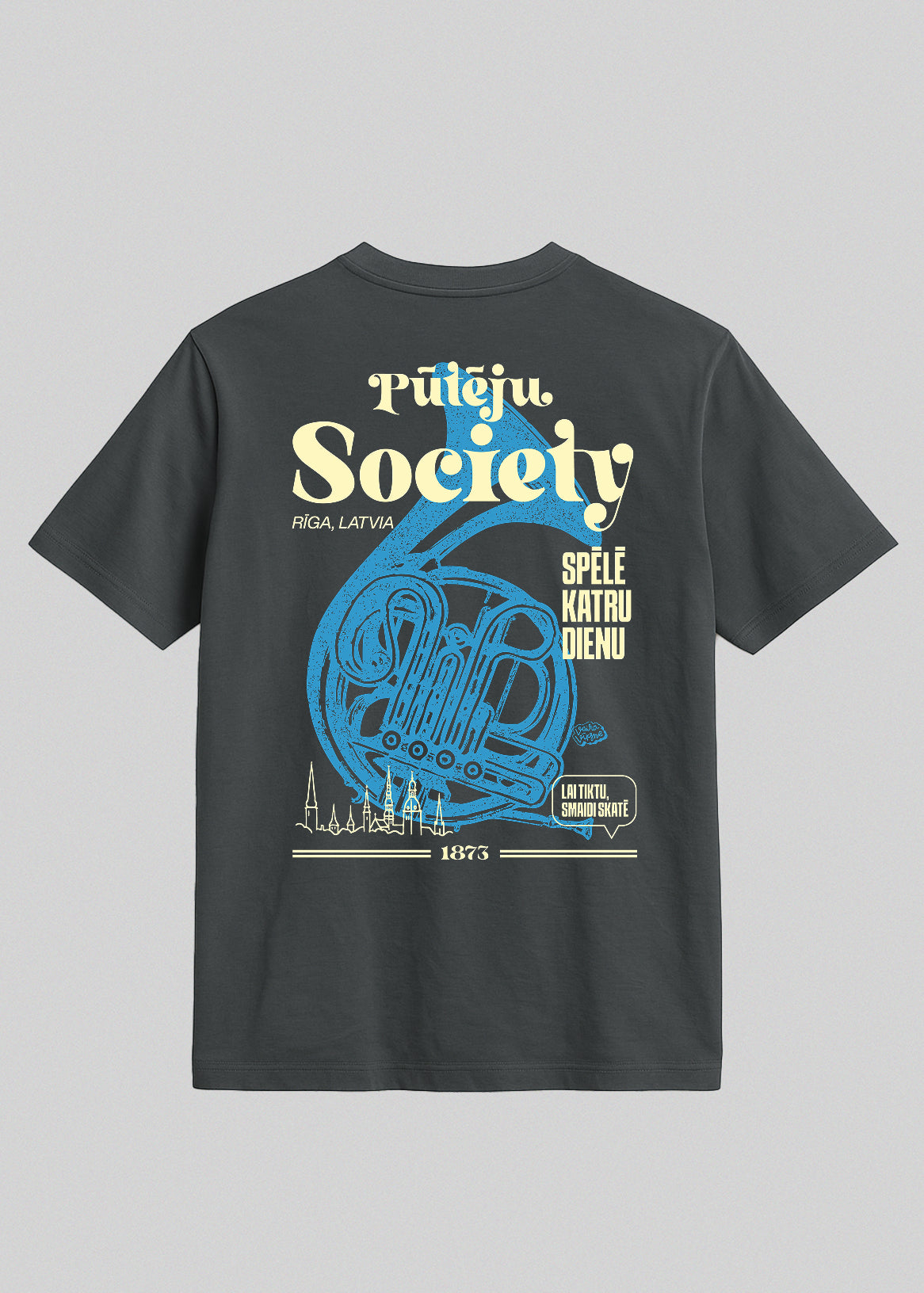 Organiskas Kokvilnas T-krekls PŪTĒJU SOCIETY