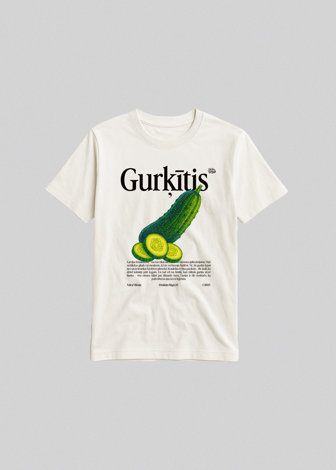 Bērnu kokvilnas T-krekls GURĶĪTIS