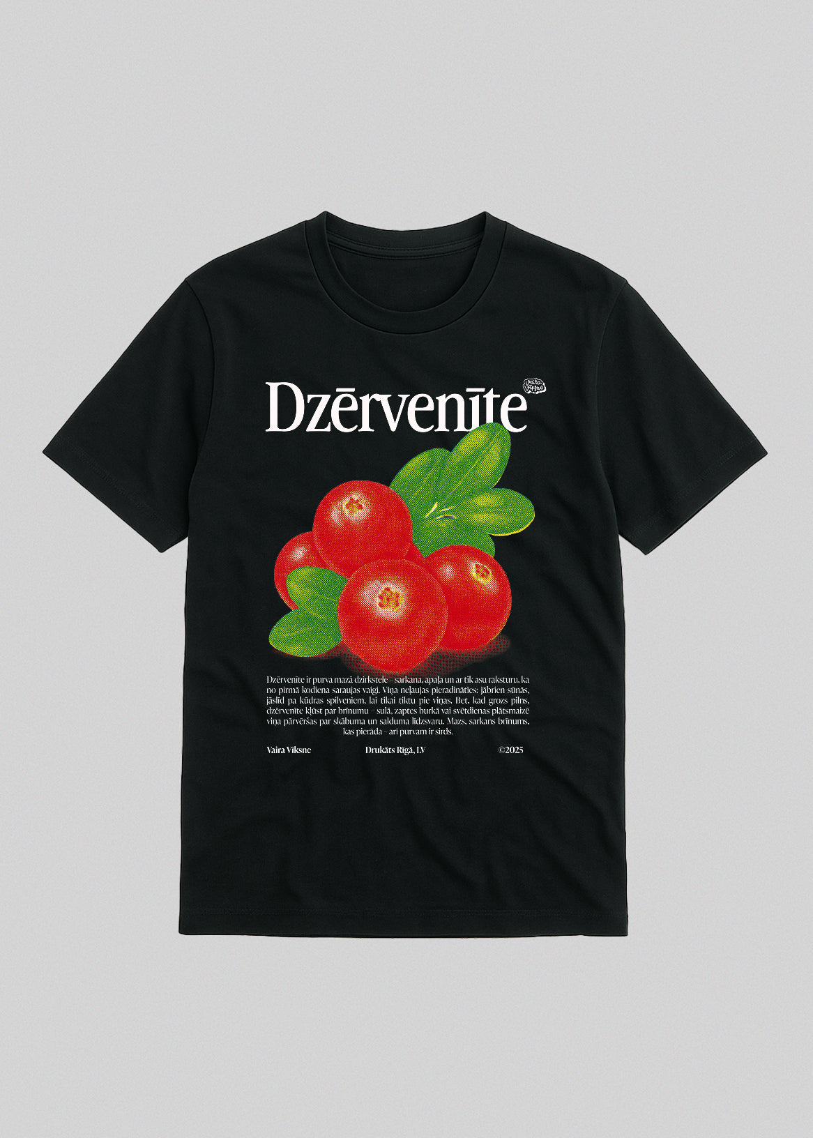 Organiskas Kokvilnas T-krekls DZERVĒNITE