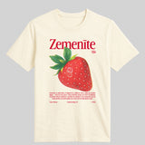 Organiskas Kokvilnas T-krekls ZEMENĪTE